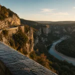 Belvédère sur les gorges de l’Ardèche depuis la D290