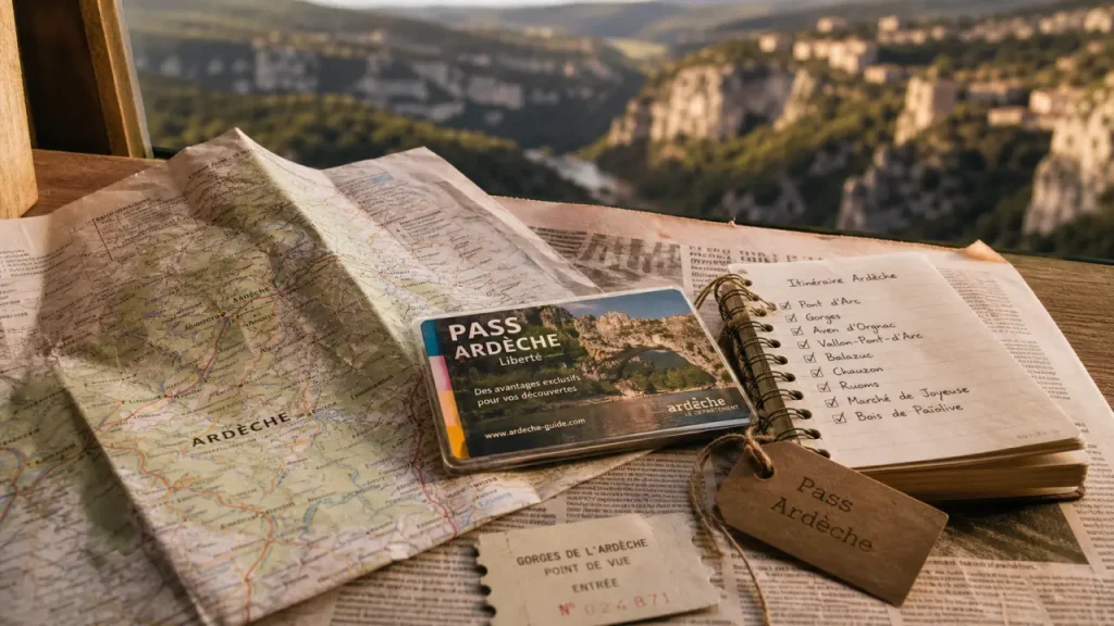 Pass Ardèche : carte routière et pass touristique en Ardèche pour économiser