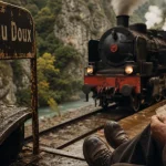 Train de l ardeche à vapeur dans les gorges du Doux