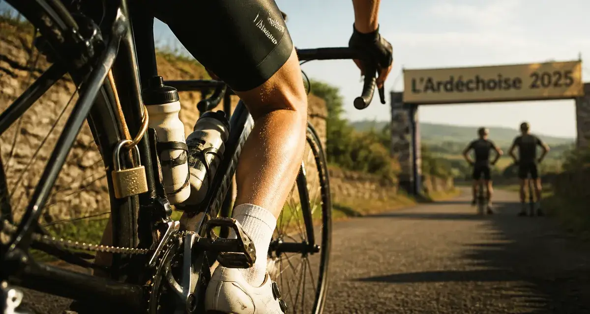 Ardechoise 2025 : départ vélo en Ardèche