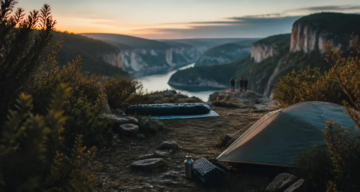 Bivouac en Ardèche : tente discrète près des Gorges