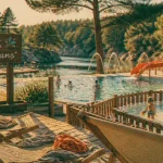Camping aquatique ardeche : piscine et rivière, toboggans et jets d’eau
