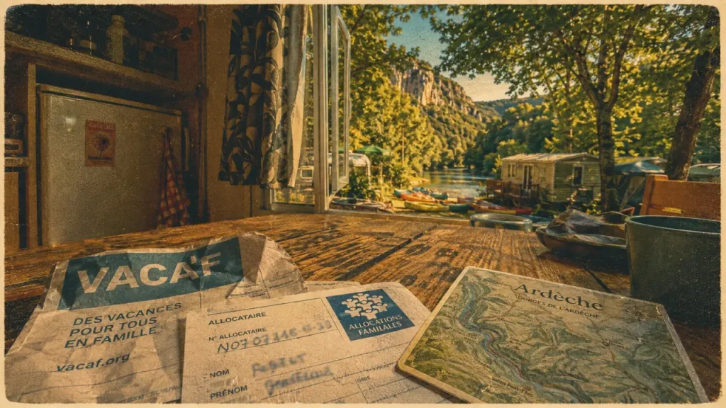 Camping Ardèche VACAF près des gorges, budget maîtrisé et mobil-home