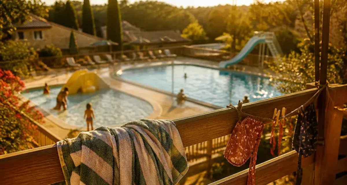 Camping château de boisson : piscine couverte et pataugeoire chauffée