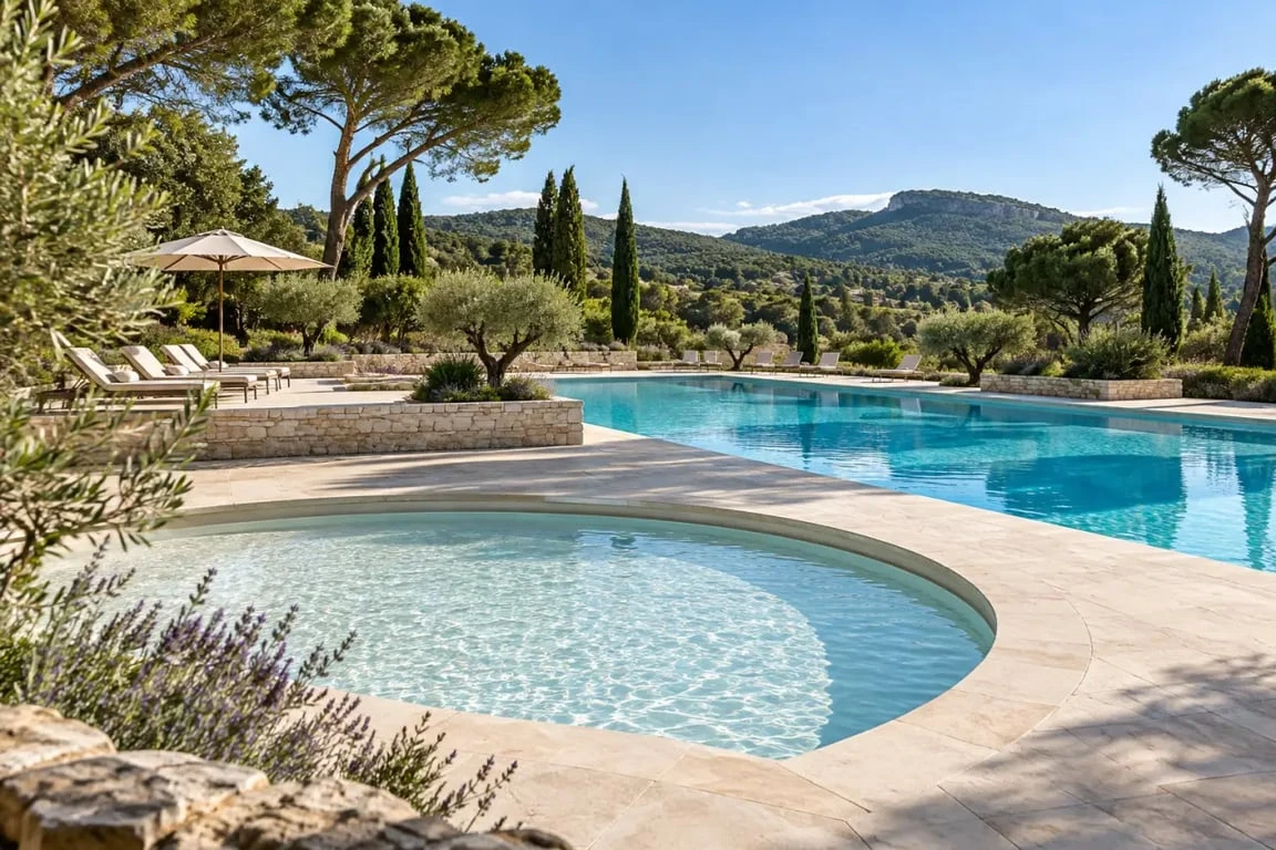 Camping Château de Boisson et son espace aquatique familial dans le Gard