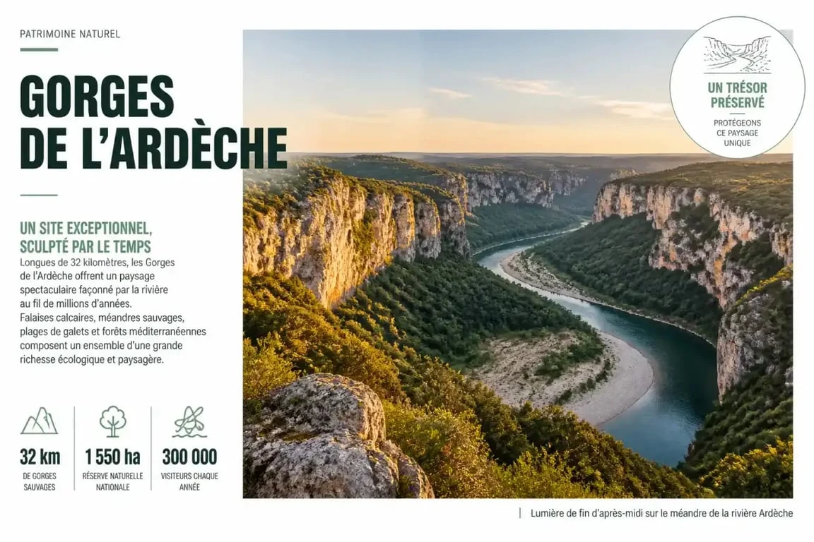 Camping car dans les Gorges de l'Ardèche