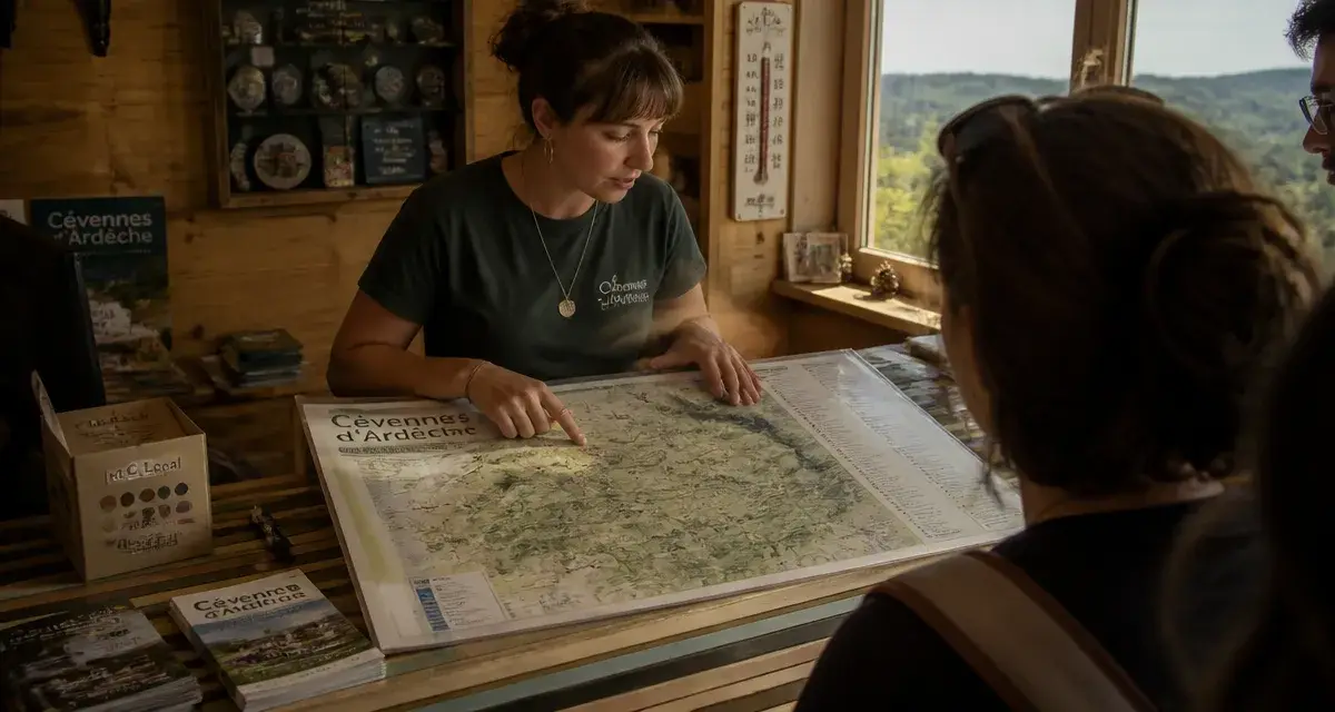 office du tourisme joyeuse ardèche : accueil et carte des Cévennes d’Ardèche