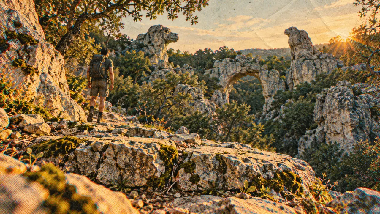 Paiolive Ardèche : chaos calcaire et sentier de randonnée
