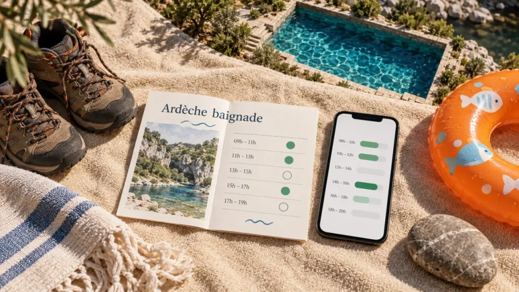 Piscine Ardèche : baignade fraîche et maîtrisée