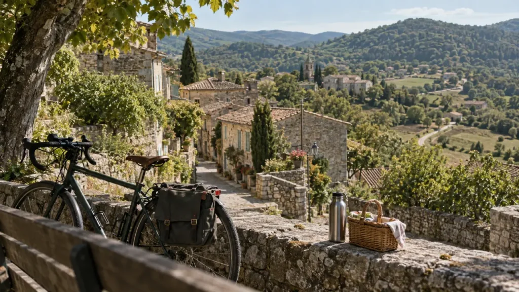 Que faire à Saint-Félicien Ardèche : vélo et ruelles en Ardèche verte