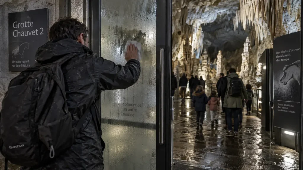 Que faire en Ardèche quand il pleut : visite de la grotte Chauvet 2 à l’abri.
