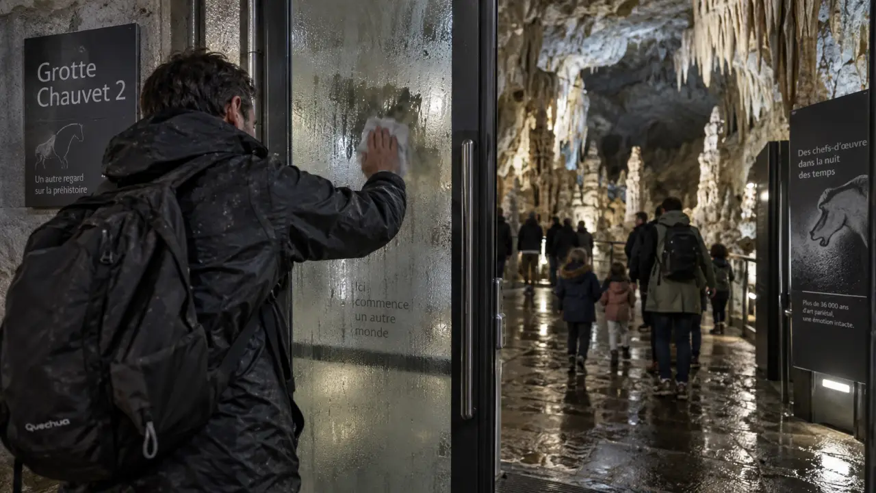 Que faire en Ardèche quand il pleut : visite de la grotte Chauvet 2 à l’abri.