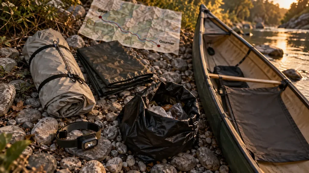 Réglementation bivouac Ardèche : tente près de la rivière, où dormir