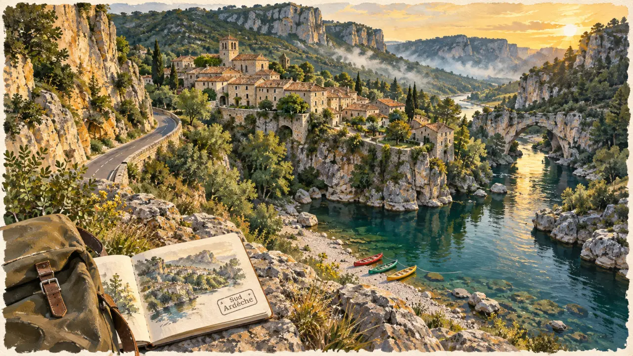 Séjours Ardèche : gorges, rivière et village