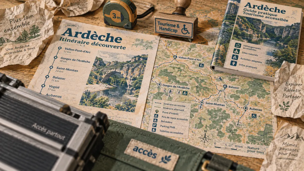 Tourisme et handicap Ardèche : itinéraire et accès pour séjour accessible