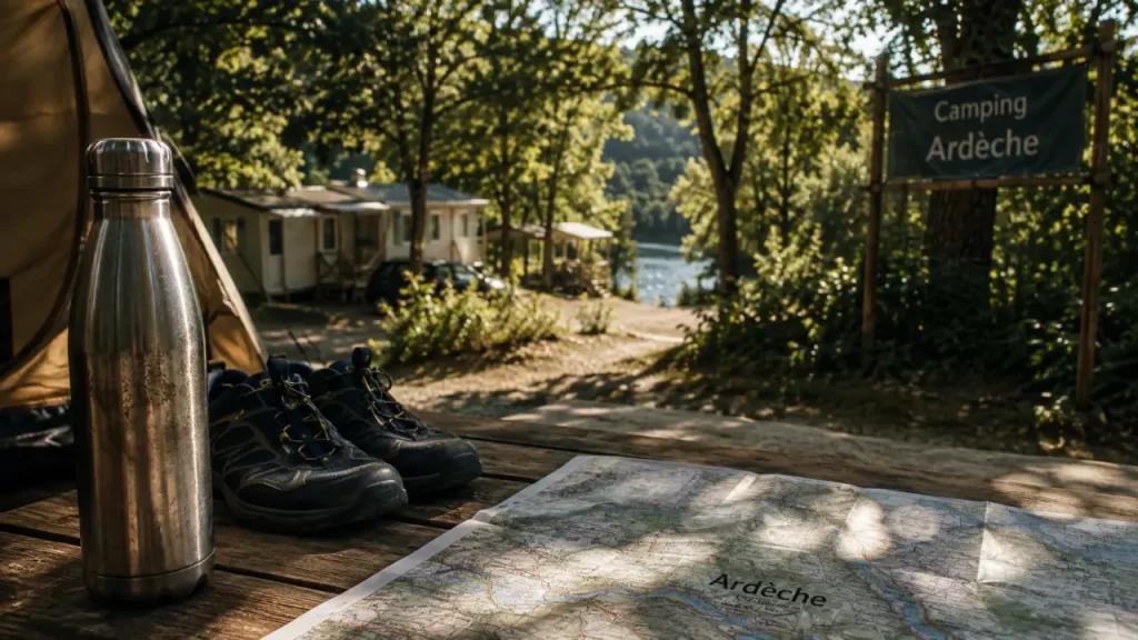 Vacances ardèches camping : secteur rivière, camping calme