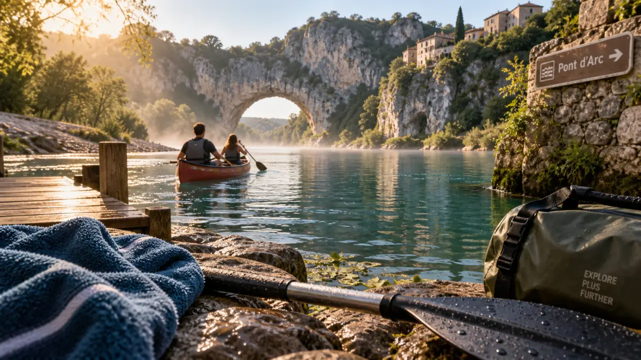 Vacances en ardèches : canoë à Pont d’Arc sur l’Ardèche
