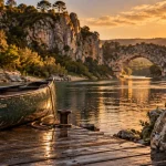 Canoë dans les gorges du Pont d’Arc, Ardèche du sud tourisme