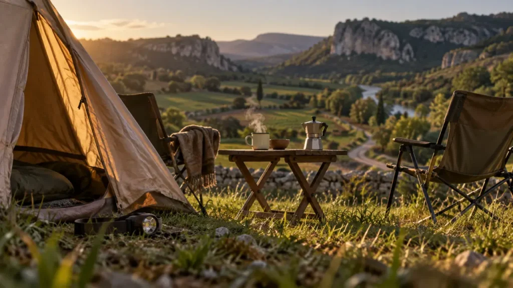 Camping calme en Ardèche : dormir au vert sans renoncer aux gorges