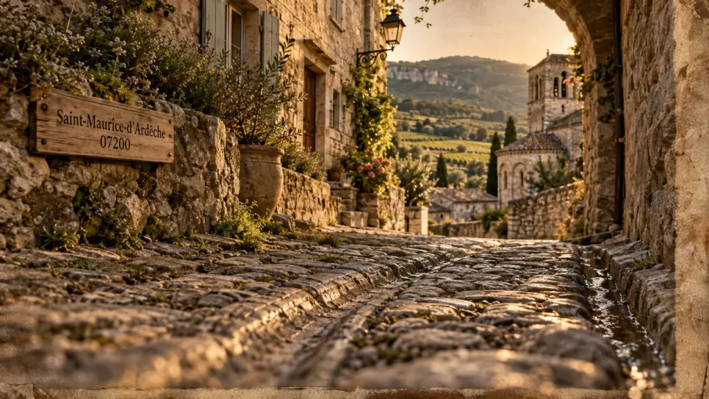Murce Ardèche village : murets en pierre et ruelles à Saint-Maurice-d’Ardèche