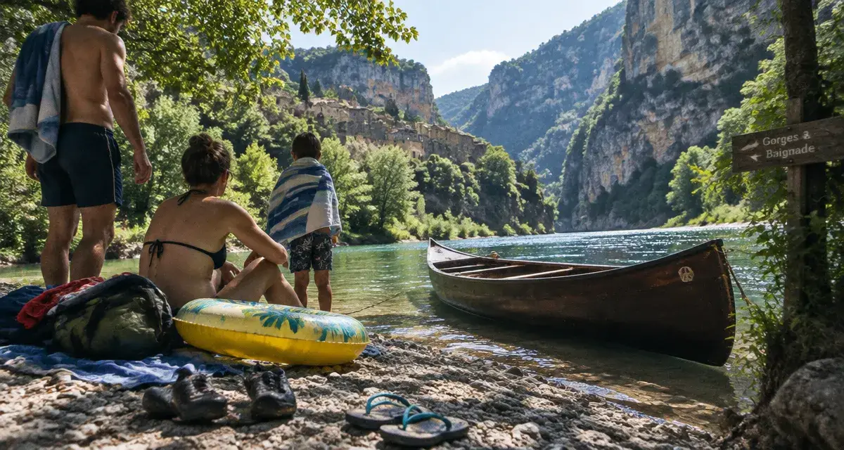 Visiter l’Ardèche en famille : baignade en rivière et canoë