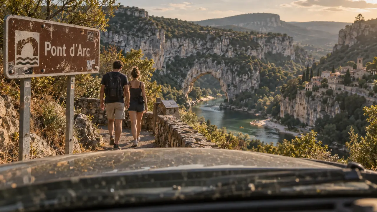 Visites en Ardèche : Pont d’Arc, gorges et falaises calcaires
