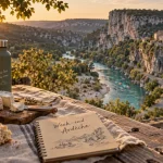 WE en Ardèche : route dans les gorges, village en pierre